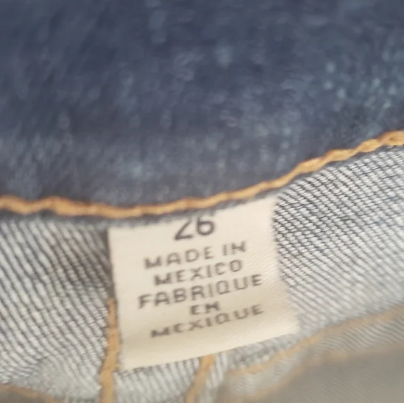 True Religion Blue Jeans Size 26 Straight Leg - Picture 8 of 9